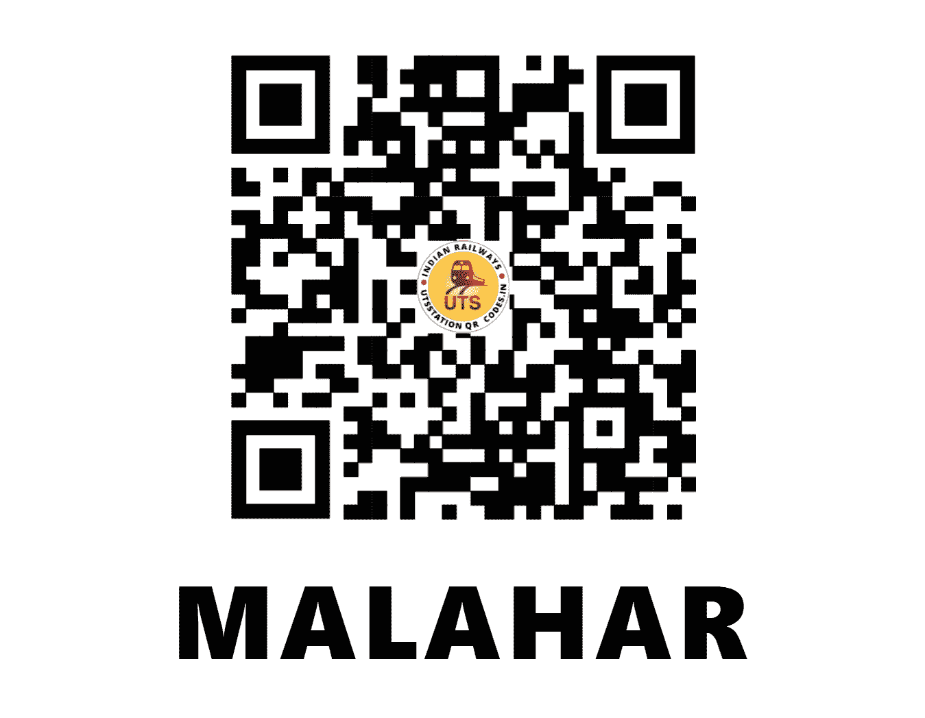 UTS QR Code for MALAHAR - MFZ (NF - WEST BENGAL)